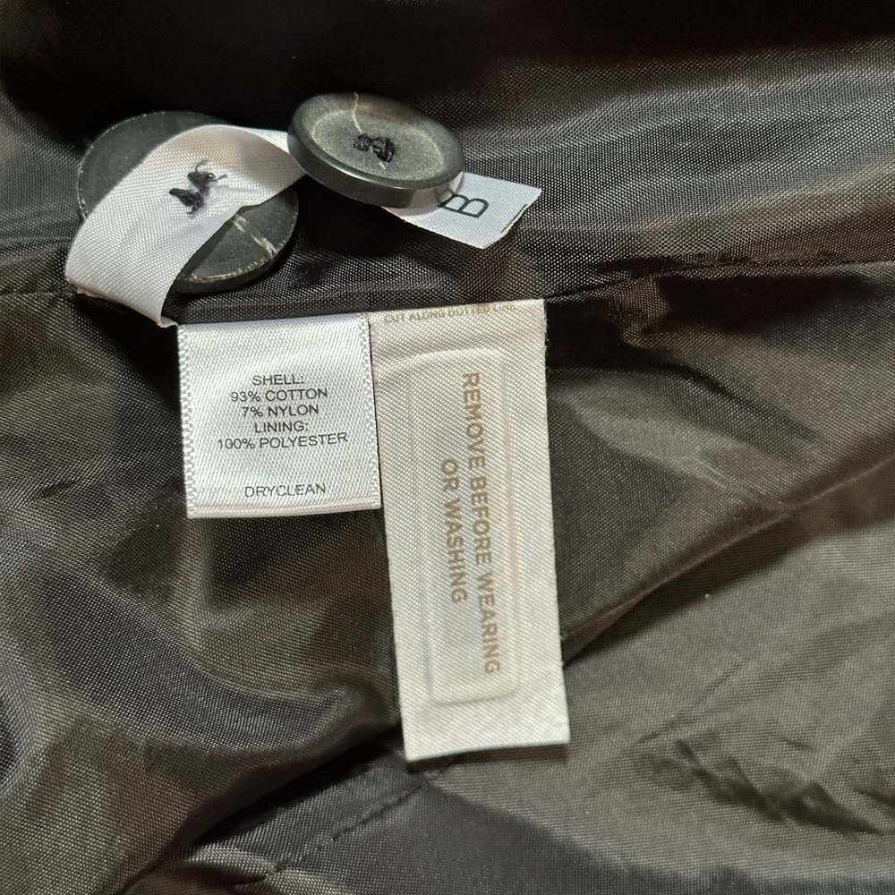 LOFT Striped Trench Coat - Picture 13 of 14